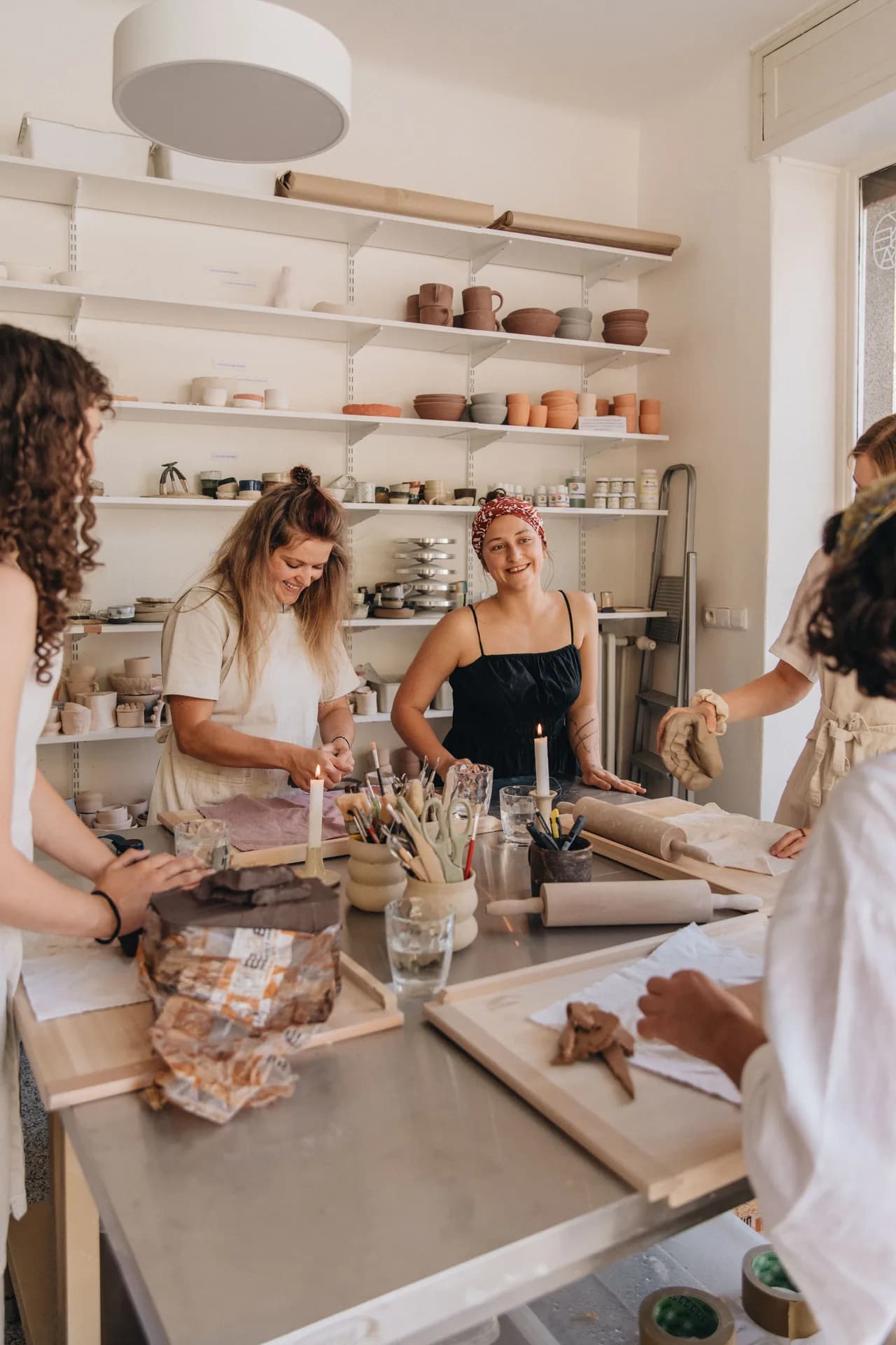 Self-service pottery