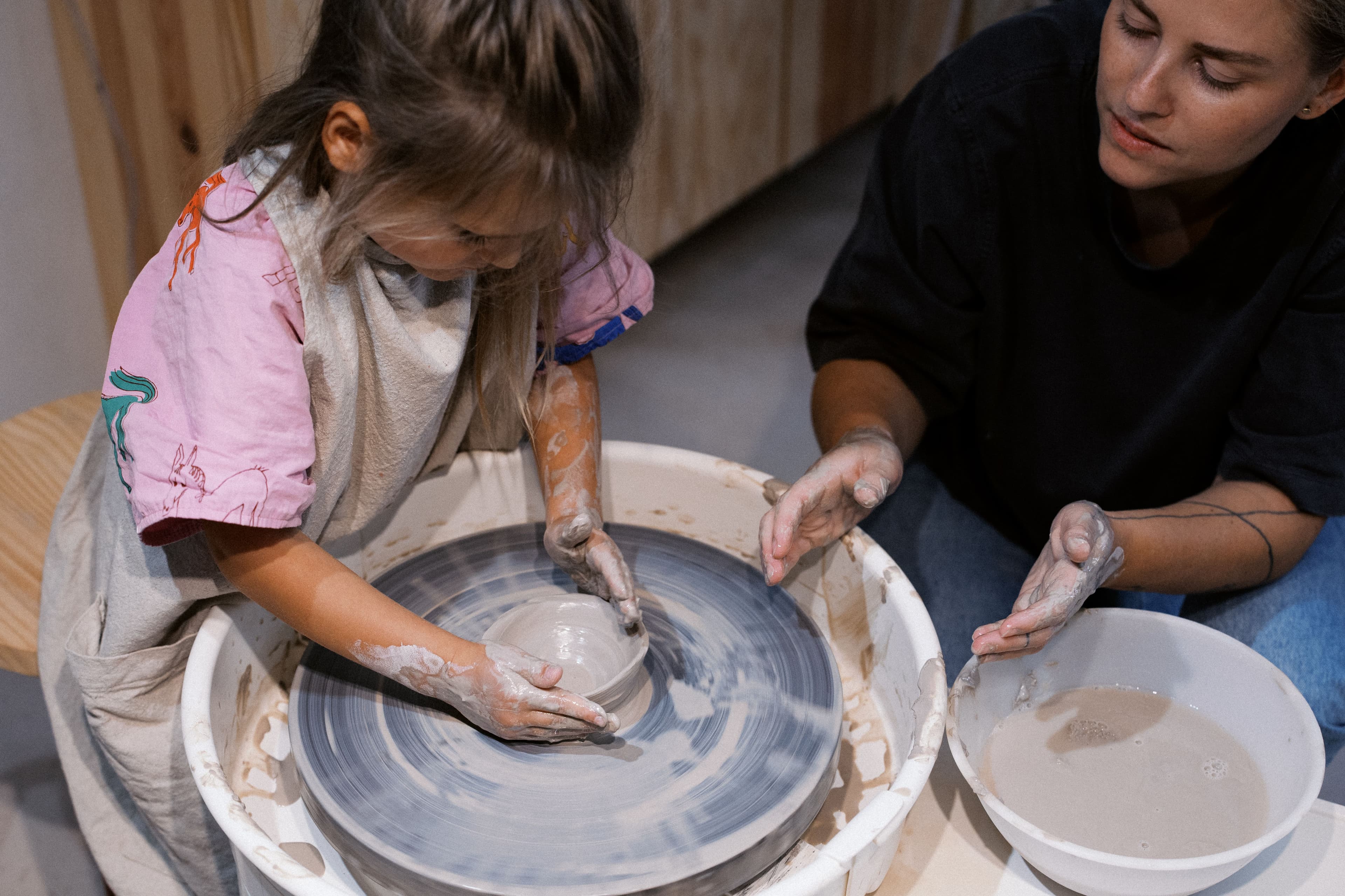 Experience Wheel Throwing for Kids